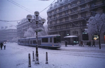 Grenoble sous la neige